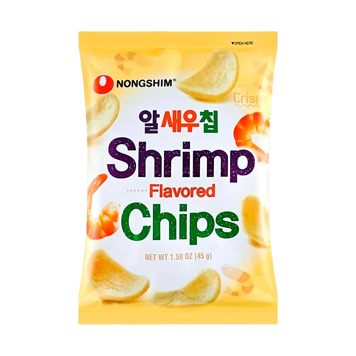 Papas sabor Camarón Nongshim 45g - La Coreanita -Ramen y mas!