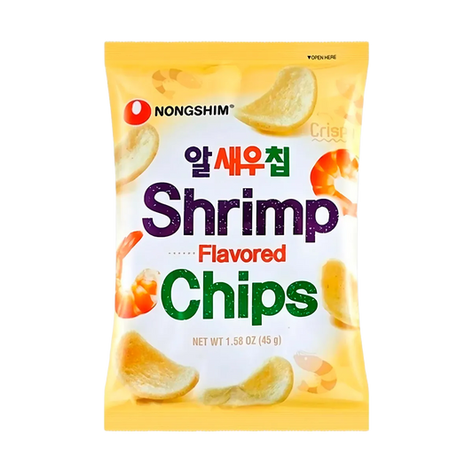 Papas sabor Camarón Nongshim 45g - La Coreanita -Ramen y mas!