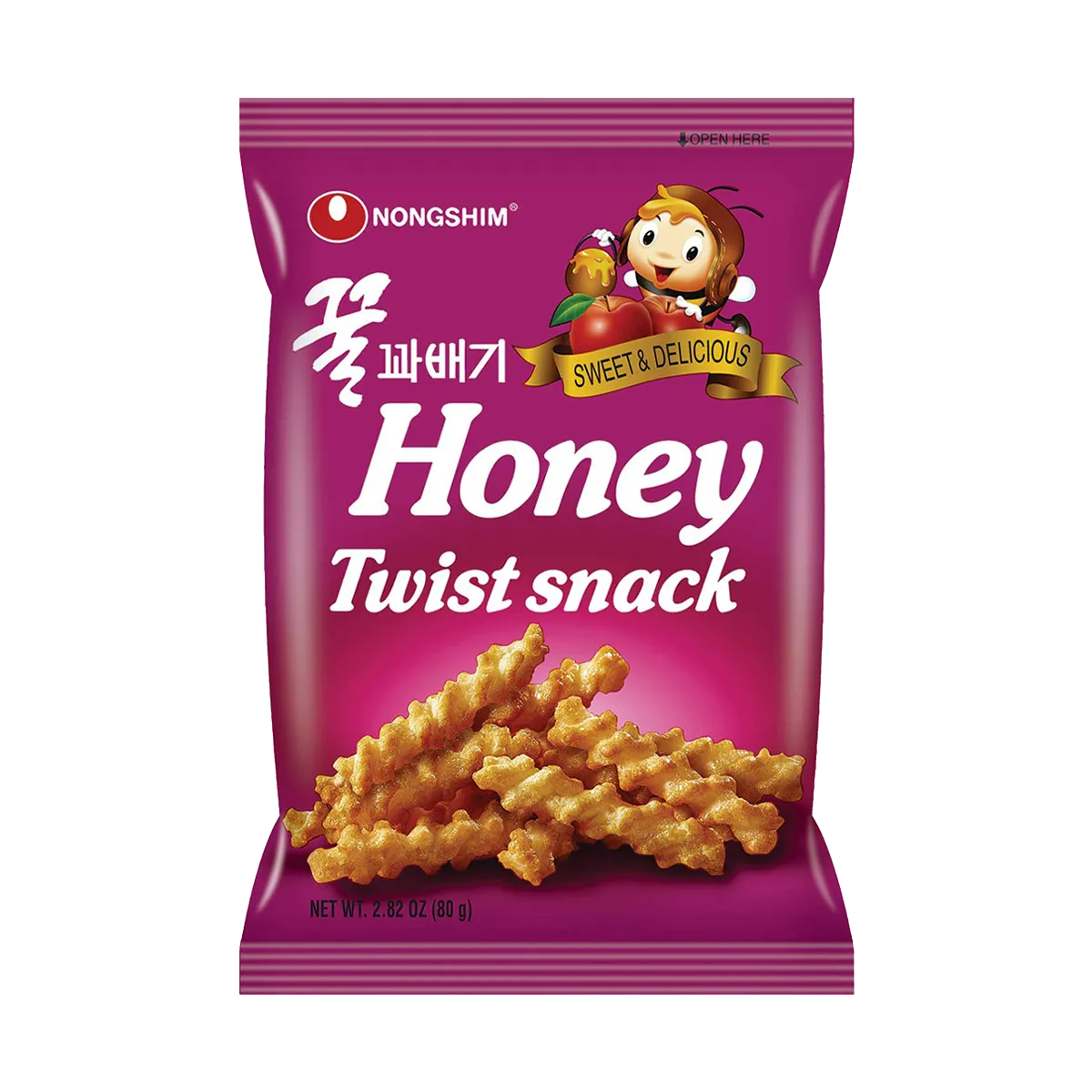 Honey Twist Snack Botana de Miel Nongshim 75g - La Coreanita -Ramen y mas!