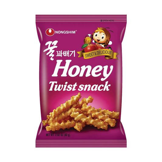 Honey Twist Snack Botana de Miel Nongshim 75g - La Coreanita -Ramen y mas!