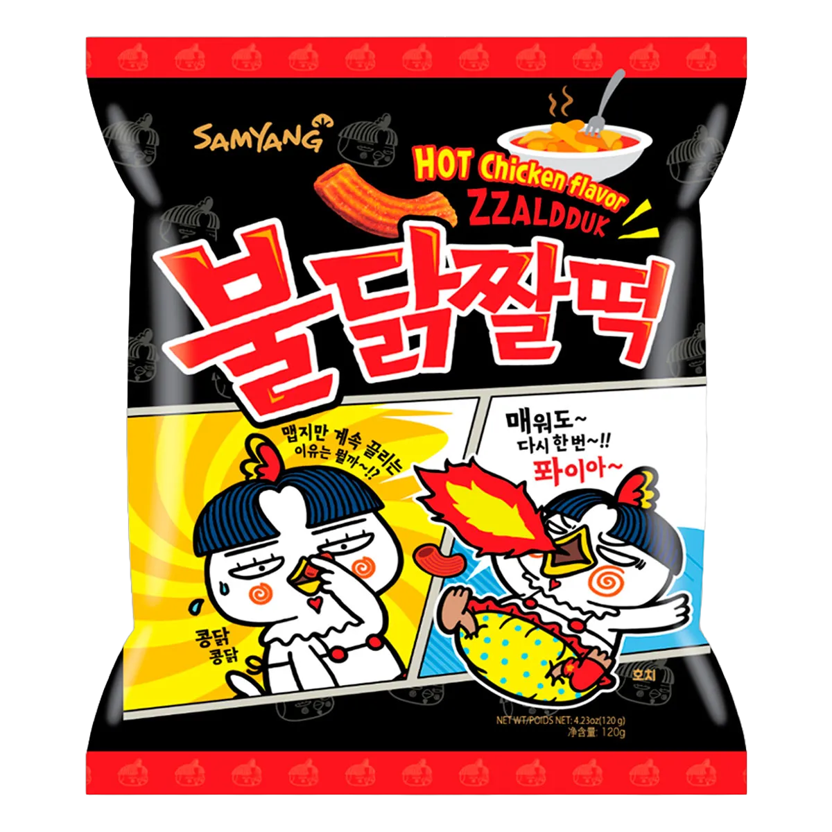 Botana Picante Zzaldduk Buldak 120g - La Coreanita -Ramen y mas!